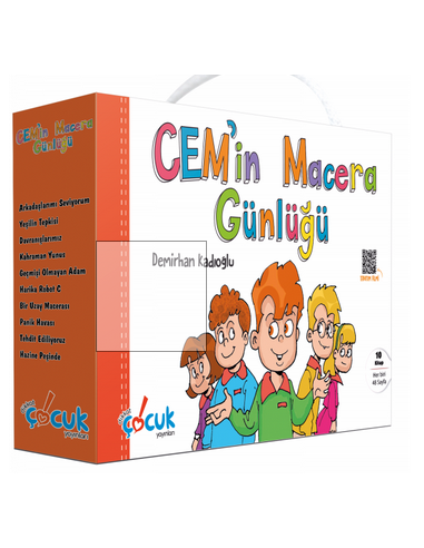 Dikkat Çocuk Yayınları Cem'in Macera Günlüğü 3. sınıf hikaye seti (10kitap)
