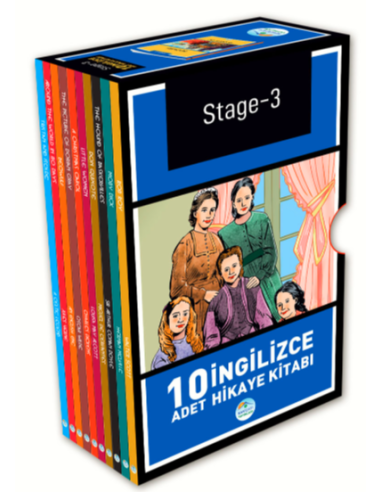Maviçatı Yayınları Stage-3 İngilizce Hikaye Seti 10 Kitap Seti