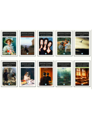 Maviçatı Yayınları Anton Çehov Dünya Klasikleri Seti 10 Kitap