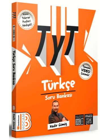 Benim Hocam Yayınları 2024 TYT Türkçe Tamamı Video Çözümlü Soru Bankası