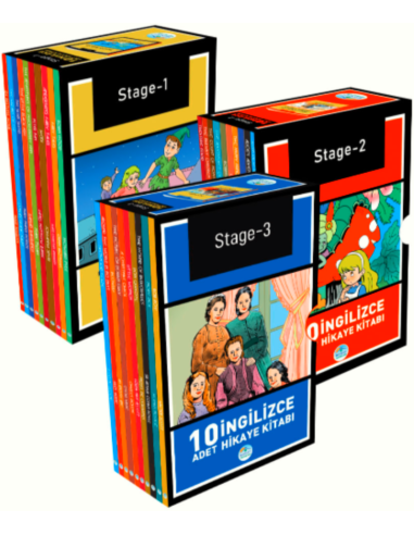 Maviçatı Yayınları İngilizce Hikaye Seti 30 Kitap (Stage 1-2-3)