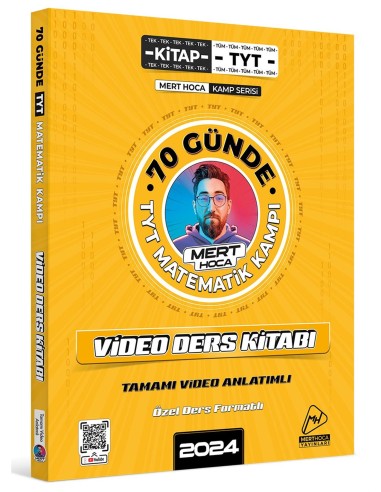 Merthoca Yayınları 70 Günde TYT Matematik Kampı Video Ders Kitabı