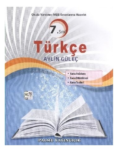 Palme Yayınları Ortaokul 7.Sınıf Türkçe Konu Anlatımlı Kitabı