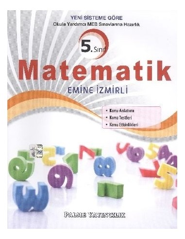 Palme yayınları Ortaokul 5.Sınıf Matematik Konu Anlatımlı Kitabı