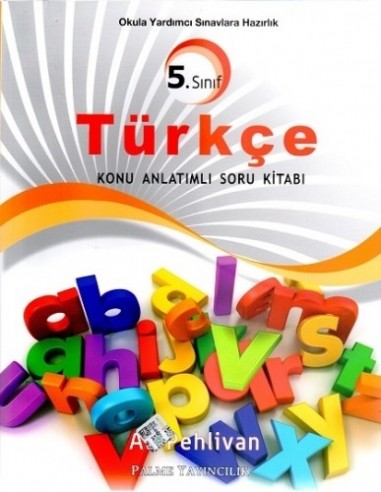 Palme yayınları Ortaokul 5.Sınıf Türkçe Konu Anlatımlı Soru Kitabı