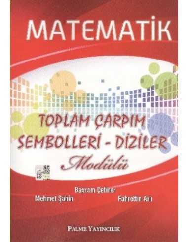 Palme Yayınları Matematik Toplam Çarpım Sembolleri-Diziler Modülü